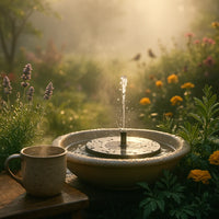 SolaraFlow™ | Solarbrunnen für Garten & Balkon