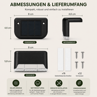 Veloura™ | Selbstklebende Solarlampen