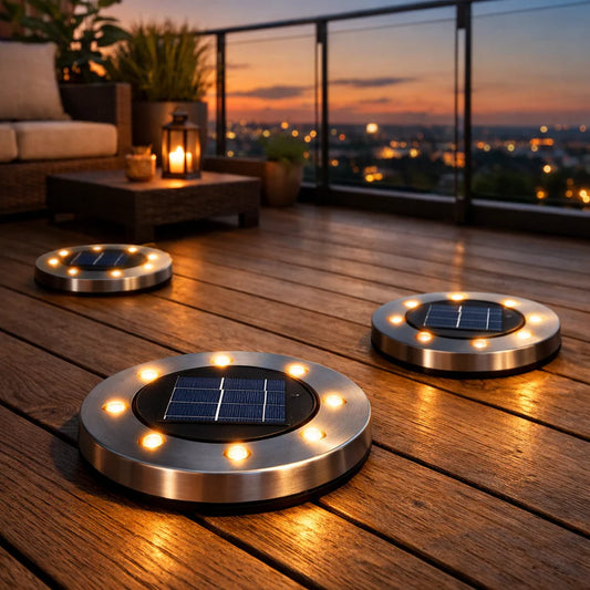 Solavira™ | Stilvolle Solar-LED-Beleuchtung für Garten & Balkon