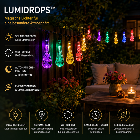 LumiDrops™ | Regenbogen-Solartropfen