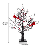 Avirosa™ | LED-Baum mit Roten Vögeln
